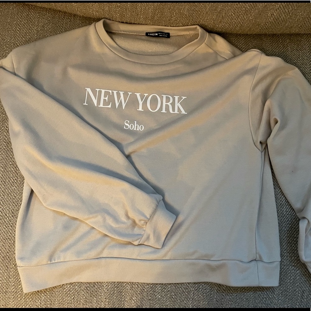 Brand New Tan Crewneck
